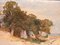 Paisaje de Inglaterra, década de 1800, óleo sobre lienzo, enmarcado, Imagen 2