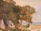 Paisaje de Inglaterra, década de 1800, óleo sobre lienzo, enmarcado, Imagen 5