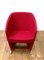 Styl Convertible Chair with Red Fabric 3