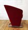 Styl Convertible Chair with Red Fabric, Image 4