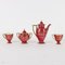 20th Century Italian Capodimonte Empire Style Porcelain Tea Set, Set of 7 9