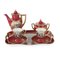 20th Century Italian Capodimonte Empire Style Porcelain Tea Set, Set of 7, Image 1