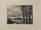 Georges-Henri Tribout, Landschaft, Original Radierung, frühes 20. Jh 1