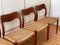 Mid-Century Teak Dining Room Chairs by Niels Møller, Set of 6 6