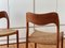 Mid-Century Teak Dining Room Chairs by Niels Møller, Set of 6 8