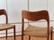 Mid-Century Teak Dining Room Chairs by Niels Møller, Set of 6, Image 8