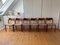 Mid-Century Teak Dining Room Chairs by Niels Møller, Set of 6 9