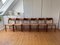 Mid-Century Teak Dining Room Chairs by Niels Møller, Set of 6, Image 9