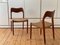 Mid-Century Teak Dining Room Chairs by Niels Møller, Set of 6, Image 3