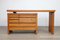B19 Schreibtisch aus massivem Ulmenholz von Pierre Chapo, Frankreich, 1960er 2