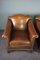 Club Chairs in Sheepskin Leather, Set of 2, Image 5