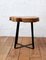 Vintage Baumhocker aus Holz 5