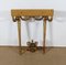 Louis XVI Mid 19th Century Marble and Gilded Wood Half-Moon Support Console, Image 25