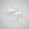 Tavolini da caffè The Slilts in marmo di Carrara di Nicola Di Froscia per DFdesignlab, set di 3, Immagine 2