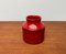 Vaso Mid-Century in ceramica rossa di Aldo Londi per Bitossi, Italia, anni '60, Immagine 13