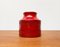 Vaso Mid-Century in ceramica rossa di Aldo Londi per Bitossi, Italia, anni '60, Immagine 1
