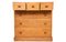 Cassettiera antica in stile Heals in legno di quercia sbiancato, Immagine 7