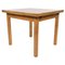 Vintage Art Deco Drawer Leaf Dining Table in Blonde Oak, Image 2