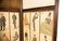 Biombo eduardiano con paneles con estampado de espías, Imagen 8
