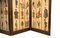 Edwardian Panelled Room Divider Screen with Spy Print 7