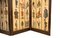 Edwardian Panelled Room Divider Screen with Spy Print, Image 7