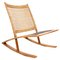 Mid-Century Rocking Chair in Cane by Fredrik A. Kayser, Image 1
