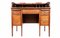 Edwardian Desk in Mahogany with Tambour Roll Top, Image 2