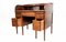 Edwardian Desk in Mahogany with Tambour Roll Top, Image 7