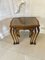 Antique Burr Walnut Nesting Tables, Set of 3 4