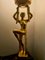 Hohe Art Deco Ägyptische Tänzer Lampe von Limousin 5
