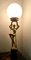 Hohe Art Deco Ägyptische Tänzer Lampe von Limousin 7