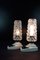 Vintage Bedside Lamps with Bubble Glass from Fischer Leuchten, 1960s, Set of 2 5