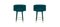 Teal Marshmallow Barstool by Royal Stranger, Set of 2, Image 1