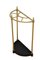 Brass Demi Lune Umbrella Stand 4