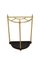 Brass Demi Lune Umbrella Stand 1