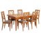 Art Deco Dining Table & Chairs, Set of 7 1