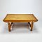 Table Basse Mid-Century en Bambou et Rotin, 1960s 1