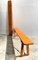 Mid-Century French Wood of Guinguette Village Folding Benches, 1960s, Set of 12, Image 4