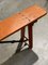 Mid-Century French Wood of Guinguette Village Folding Benches, 1960s, Set of 12 3