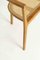 German 3-Legged Wood and Cane Chair by Xaver Seemüller 5