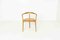 German 3-Legged Wood and Cane Chair by Xaver Seemüller 1