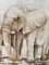 André Ferrand, Pittura di elefanti, 1998, Olio su tela, Incorniciato, Immagine 2