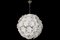 Lámpara de araña Sputnik de cristal de Murano blanco, Imagen 1