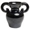 Mid-Century Black Ceramic Vase 1