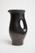 Mid-Century Black Ceramic Jug 8