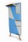 Vintage Blue & White Geometric Coat Rack from Drevokov Blatna, 1960s 1