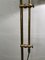 Bamboo Rattan and Brass Split Reed Floor Lamp, Italy 11
