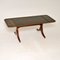 Regency Wood & Leather Drop Leaf Coffee Table 2