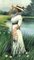 Jean Louis Richard, Walk to the Lake, 2002, óleo sobre lienzo, enmarcado, Imagen 5