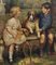 Jean Philipe Moreno, Children With Dog, English School, 2002, Oil on Canvas, Framed 2